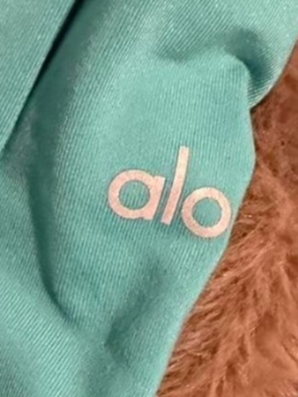 ALO Yoga Teal Lightweight Jacket with Subtle Logo